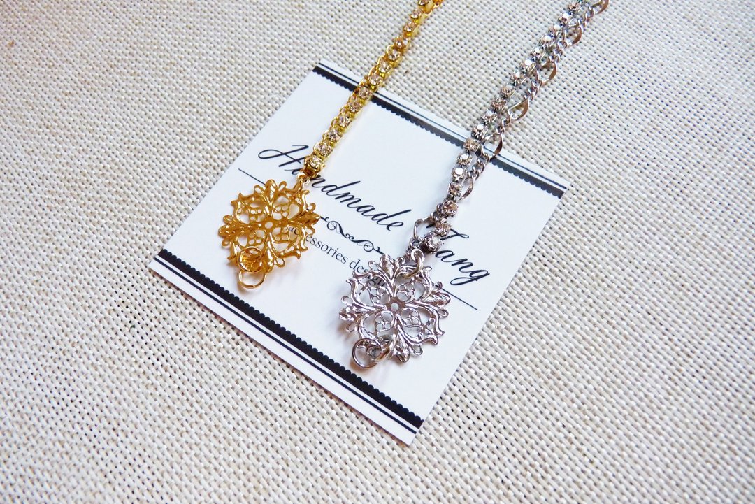 ❖FANG❖【雪花钻】系列手链 - 手链/手环 - 其他金属 金色
