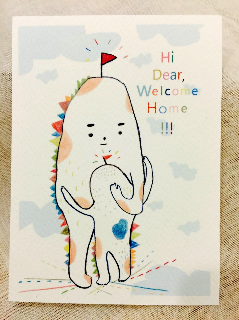 圣诞节打包插画明信片活动~(任选8张卖场内明信片) /////欢迎回家- 明信片 - 卡片/明信片 - 纸 绿色
