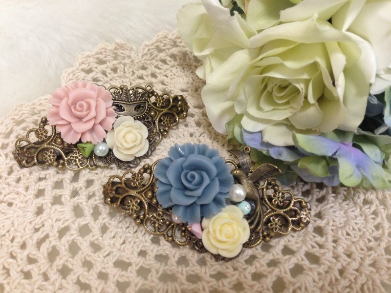 花园派对马尾长发夹 - 发饰 - 其他材质 多色