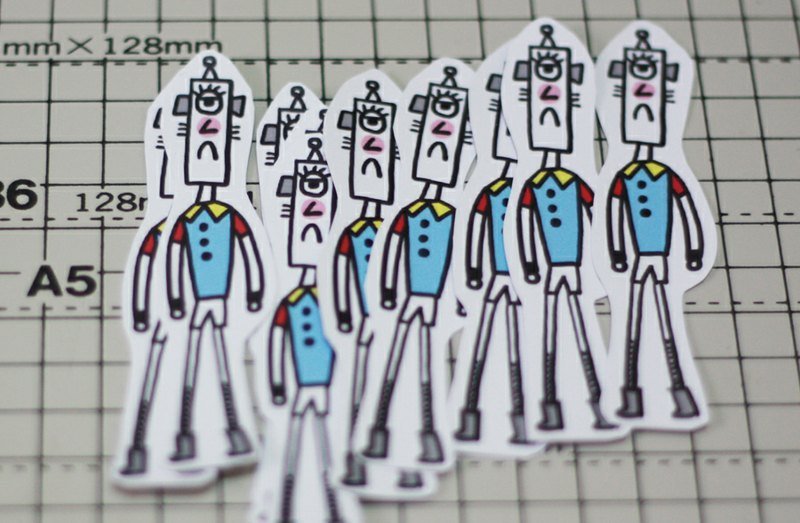 机器人 /Magai's sticker - 贴纸 - 纸 