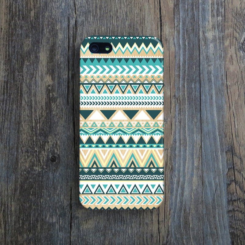 OneLittleForest - 原创手机保护壳- iPhone 4, iPhone 5, iPhone 5c- 民族几何 - 手机壳/手机套 - 塑料 绿色