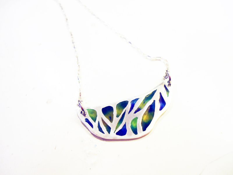 Chrysalis Necklace 蛹生珐琅项链 - 项链 - 其他金属 红色