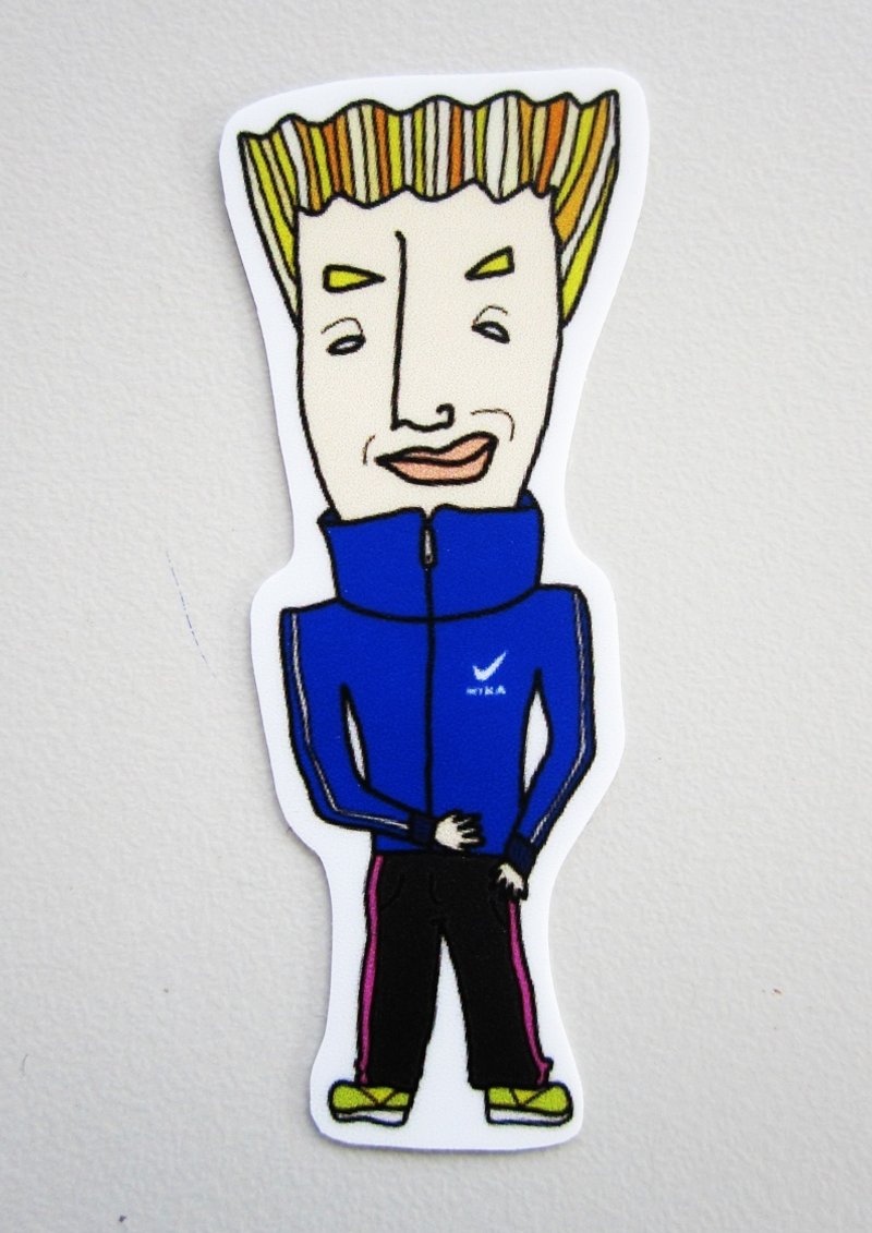 体育老师贴纸(全身)(小) - 贴纸 - 纸 多色