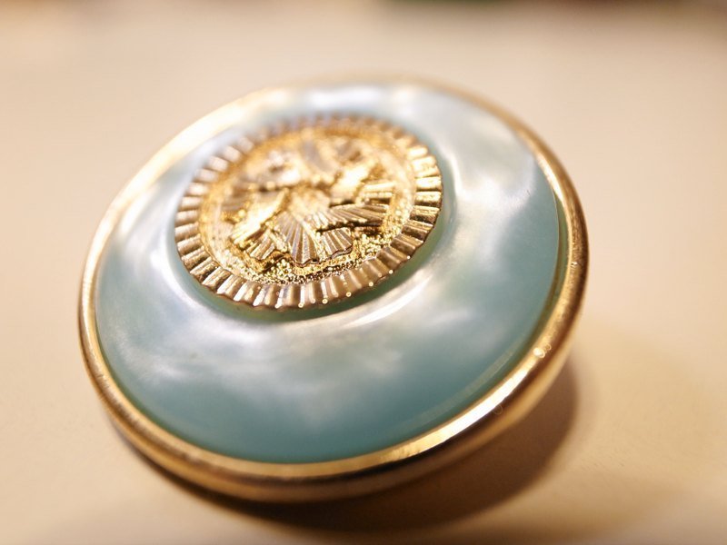 威尼斯水水波澜胸针 - 胸针 - 塑料 蓝色