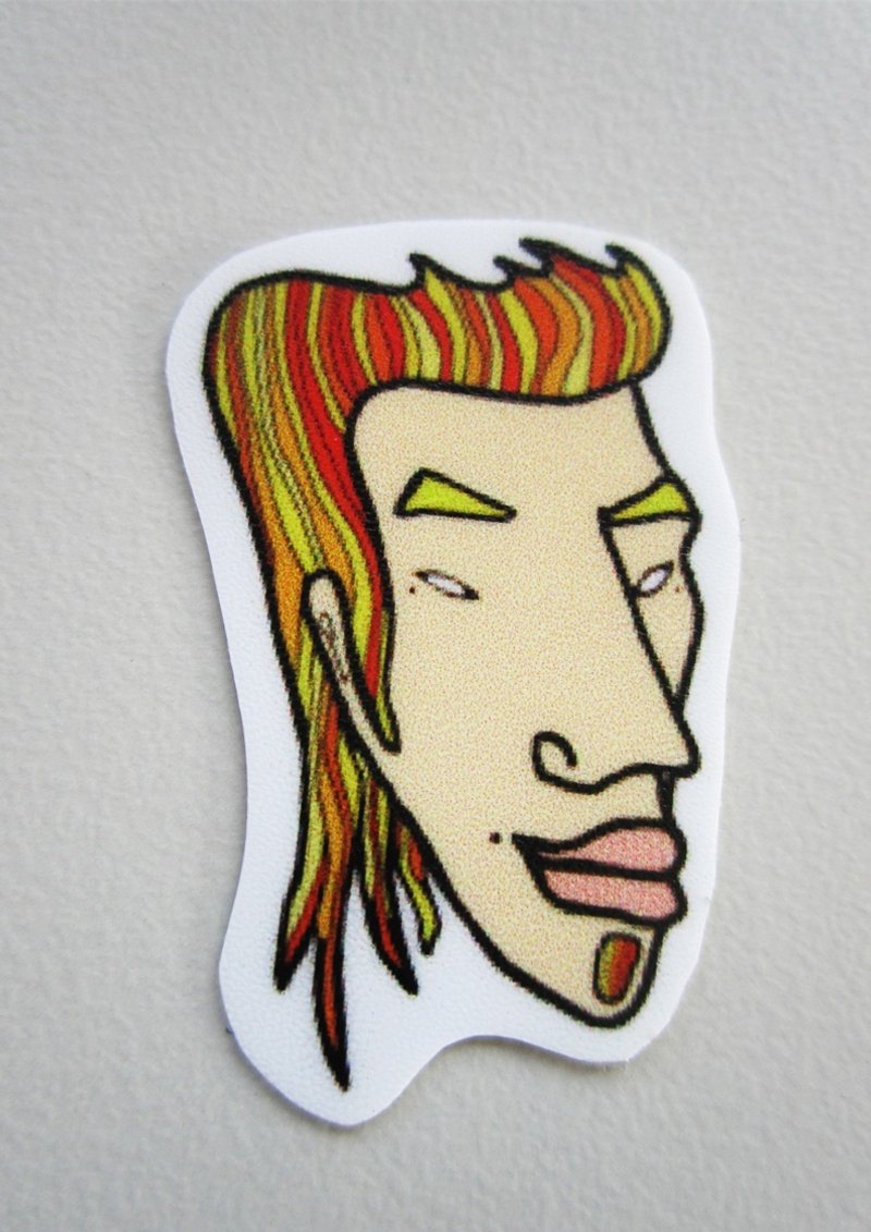 小混混贴纸(头)(中) - 贴纸 - 纸 多色