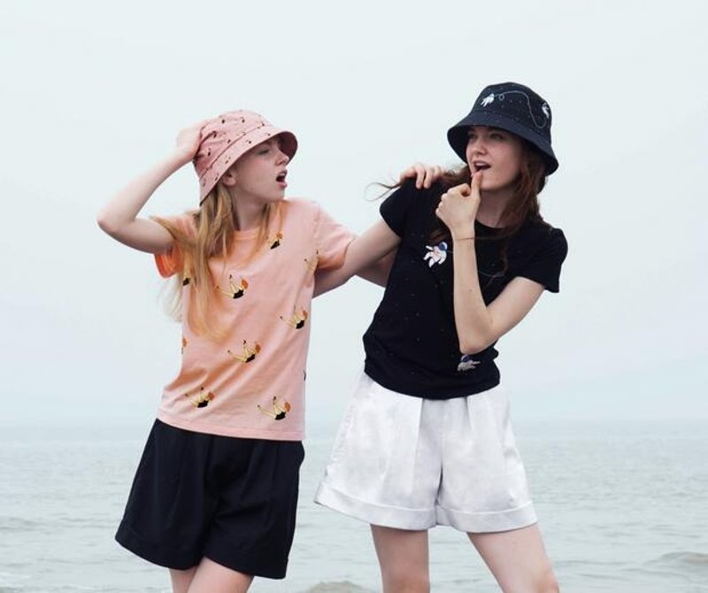 YIZISTORE 短袖T恤 纯棉印花女T - 女装 T 恤 - 其他材质 