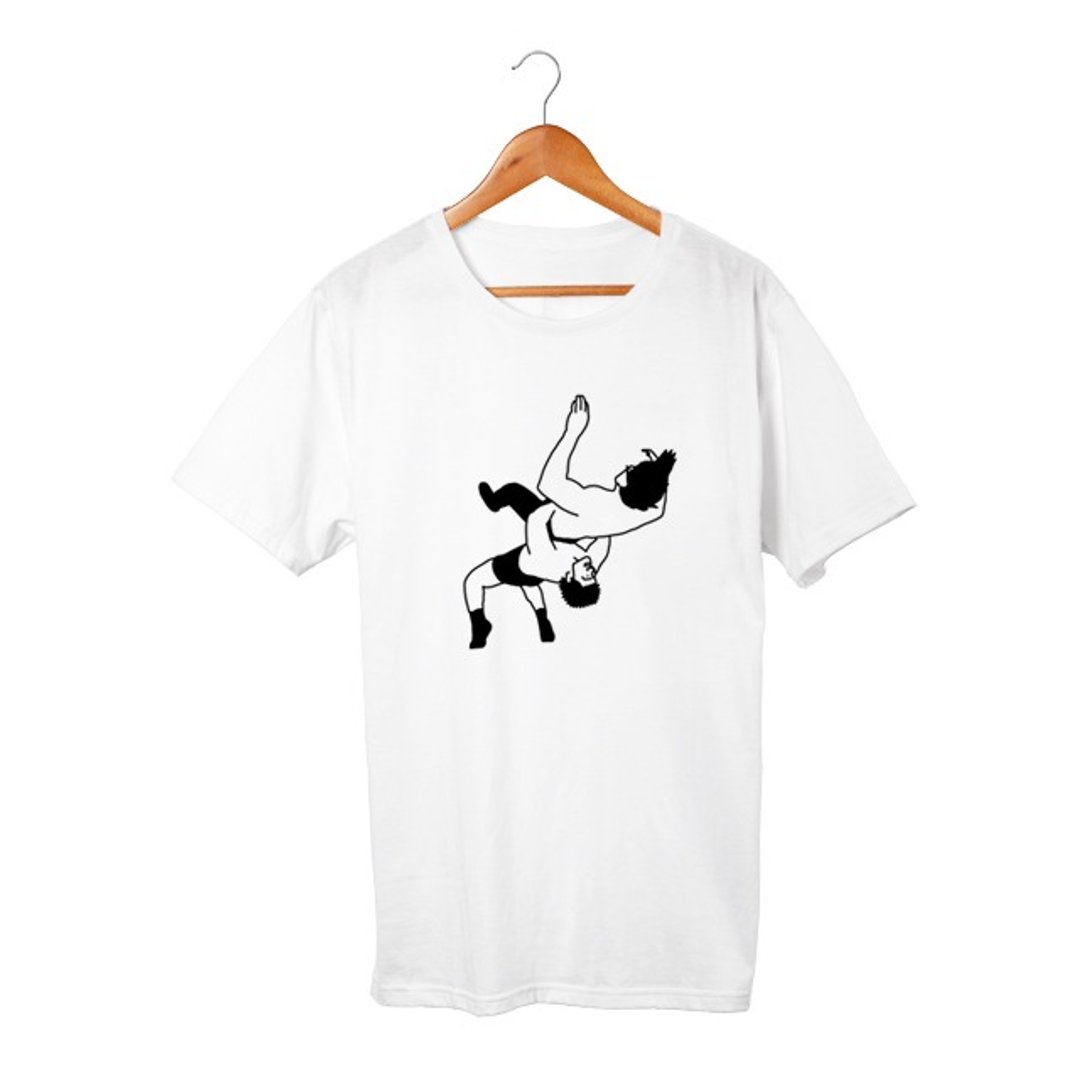 German Suplex T-shirt - 男装上衣/T 恤 - 棉 白色