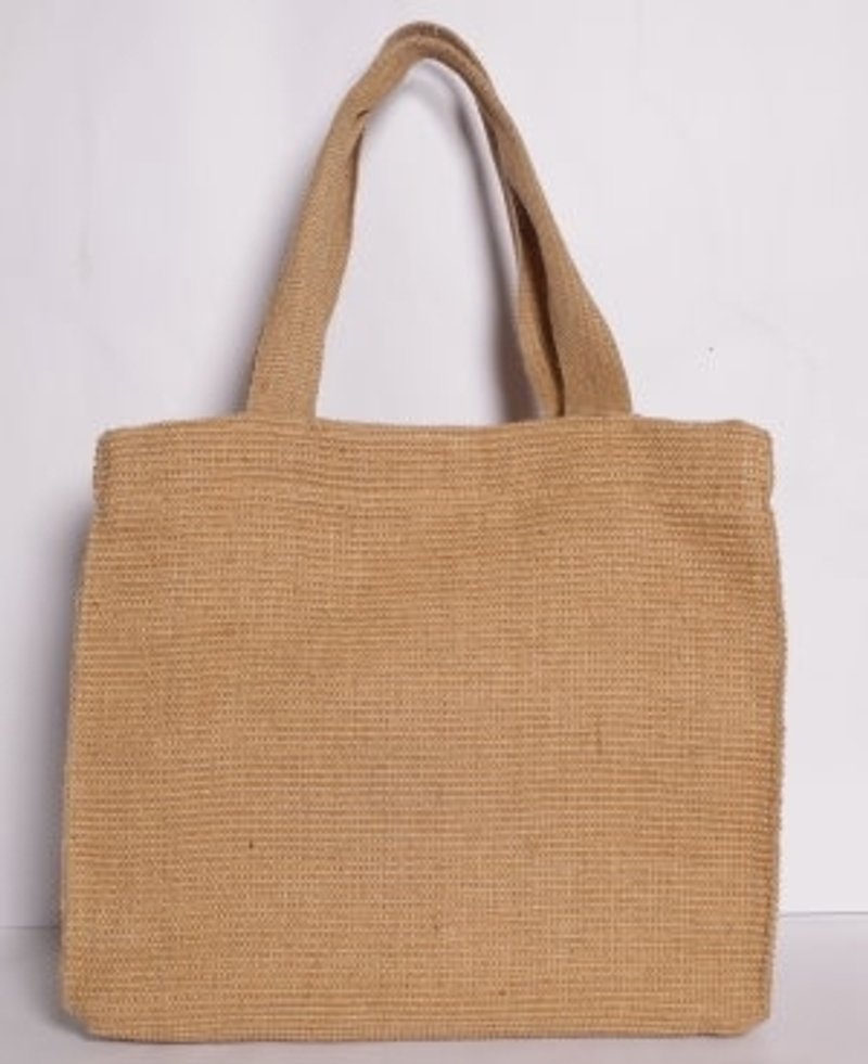 最后两件 奢华隐藏 潮麻包 环保袋 - 侧背包/斜挎包 - 植物．花 卡其色