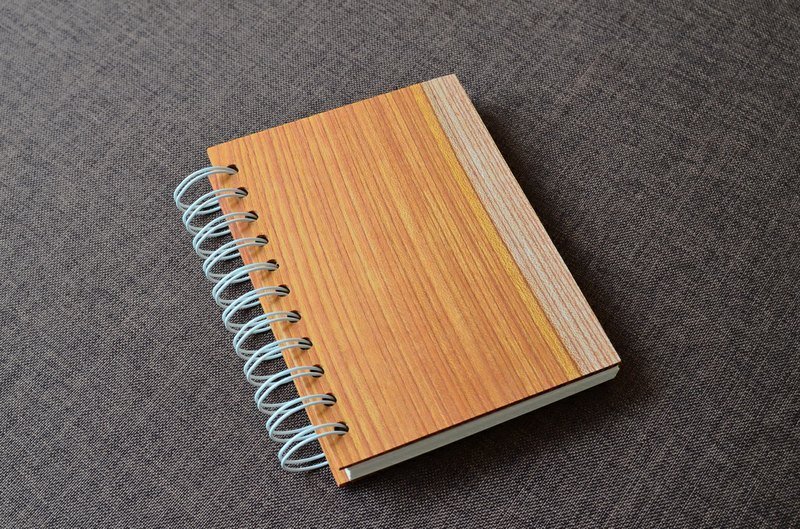 【一郎木创馆】无垢涂鸦本-日本桧木 - 笔记本/手帐 - 木头 金色