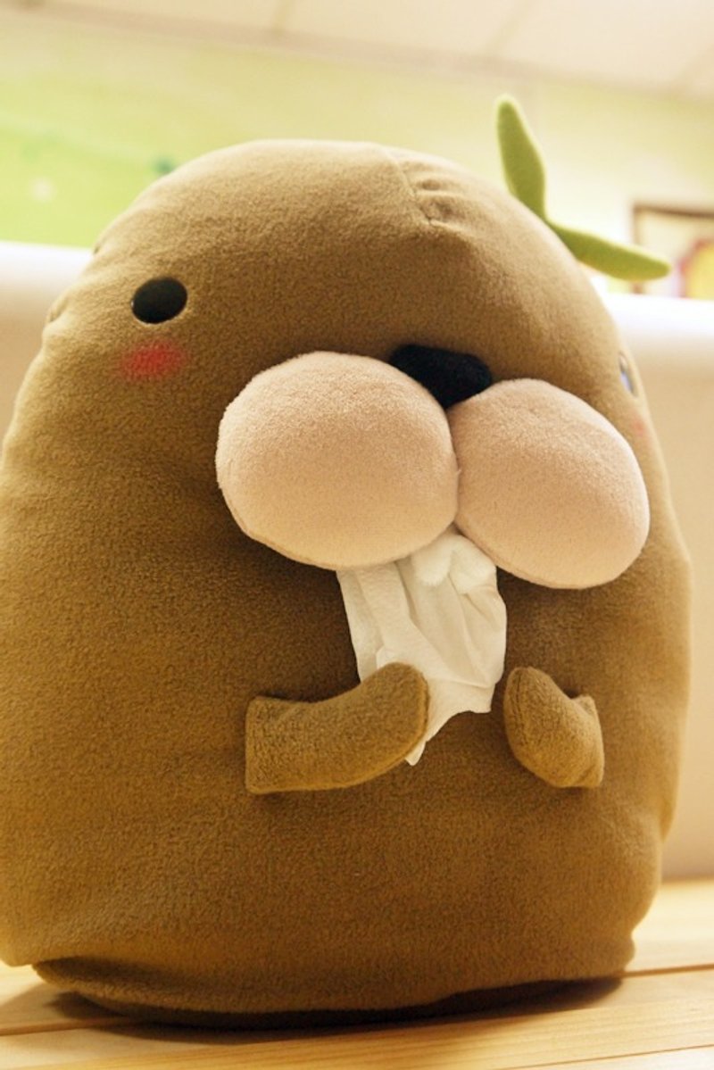 Bucute让人想一直抽的面纸套/面纸盒/生日礼物/马林鼠/手工制作// - 摆饰 - 其他材质 金色
