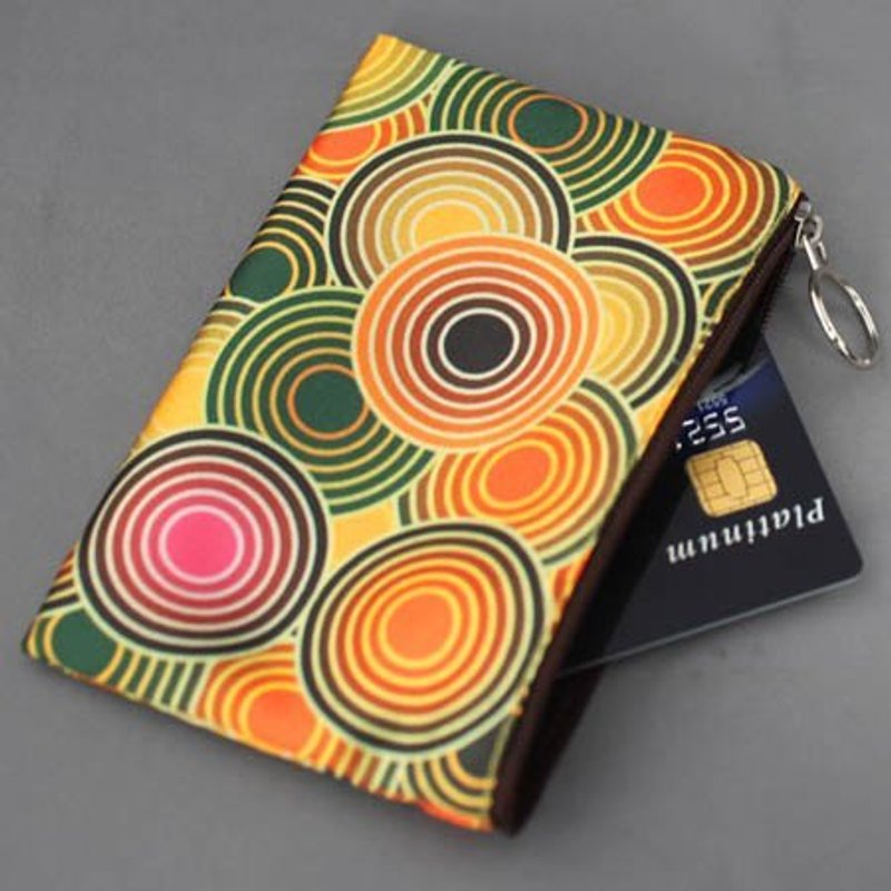 橘旋普普泰丝绢印零钱包─POP普普风潮 - 零钱包 - 其他材质 