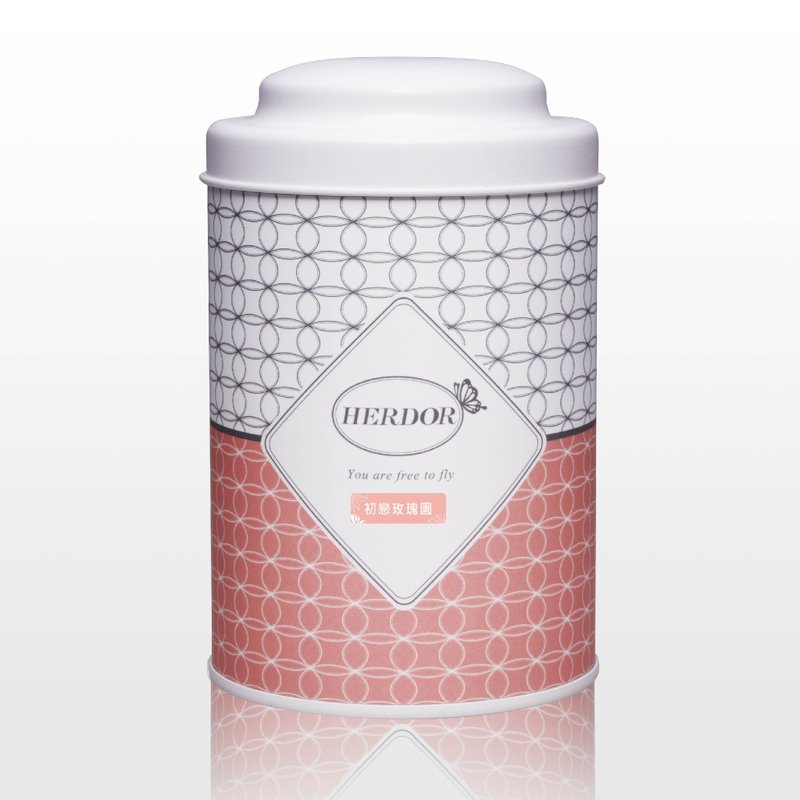 【HERDOR 花果茶】初恋玫瑰园│山楂玫瑰洛神茶 (典藏罐装) - 茶 - 植物．花 红色