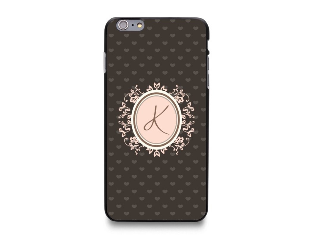 个性化自订名字手机后壳(L6) - iPhone 4, iPhone 5, iPhone 6, iPhone 6, Samsung Note 4, LG G3, Moto X2, HTC, Nokia, Sony - 其他 - 塑料 