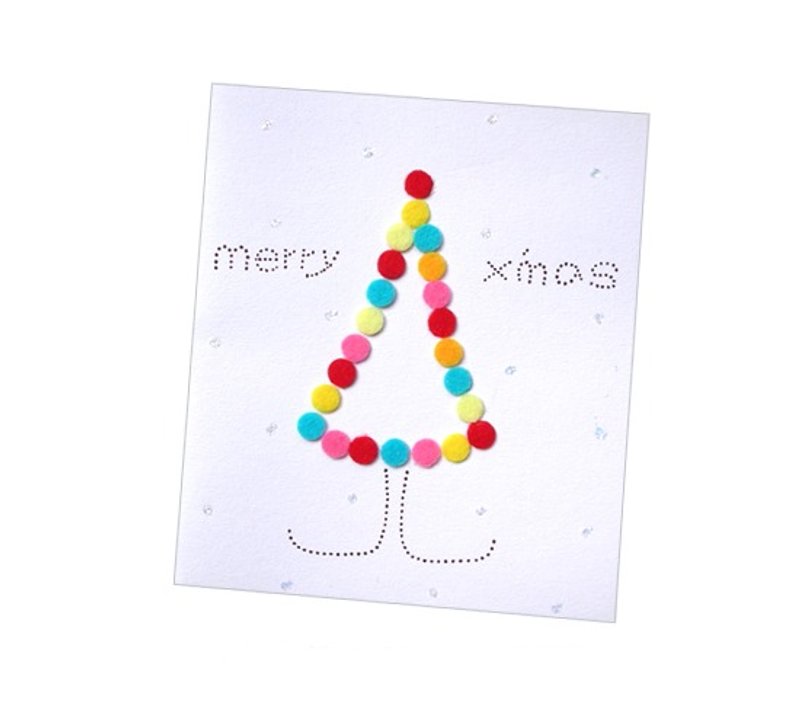 手工卡片 _ 圣诞微笑系列 F ... 圣诞卡、圣诞节 - 卡片/明信片 - 纸 多色