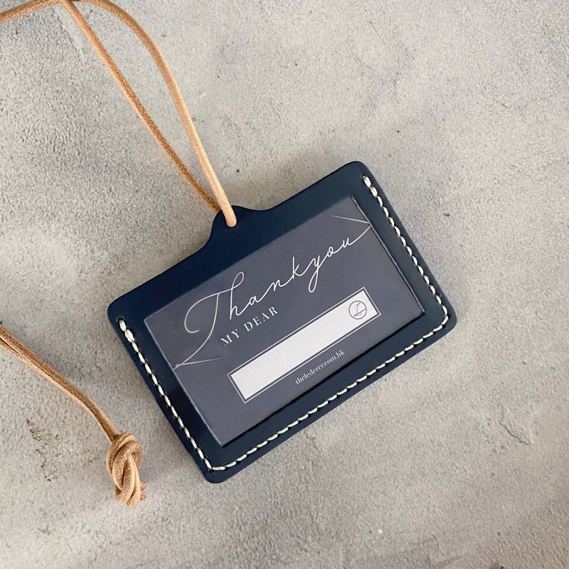 横式证件套 | 手缝皮革材料包 | BSP024 - 皮件 - 真皮 绿色