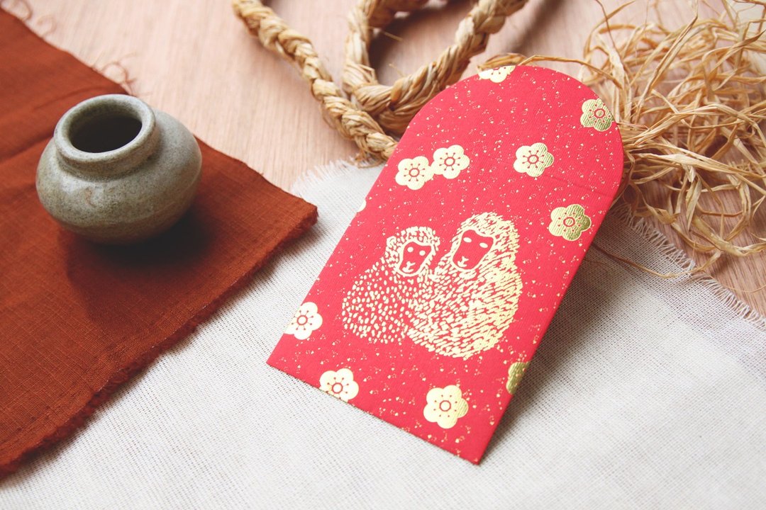 红包袋/猴福气/小款 -三入 - 红包/春联 - 纸 红色
