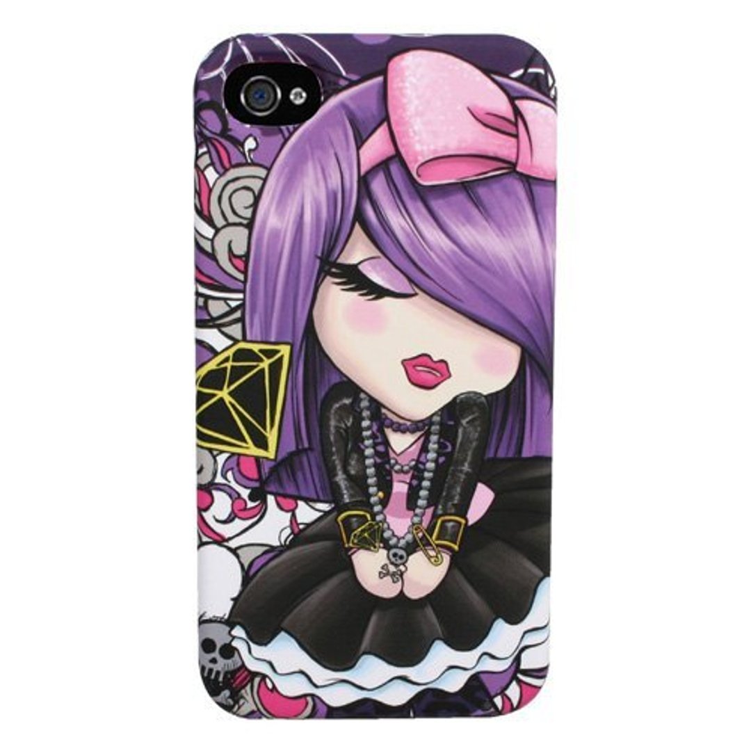 Kimmidoll Love－和爱娃娃iPhone 4/4s 保护壳 美人依芙 - 手机壳/手机套 - 塑料 紫色