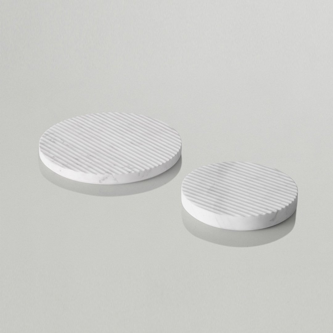 大理石隔热垫(大) | MUUTO - 厨房用具 - 其他材质 白色