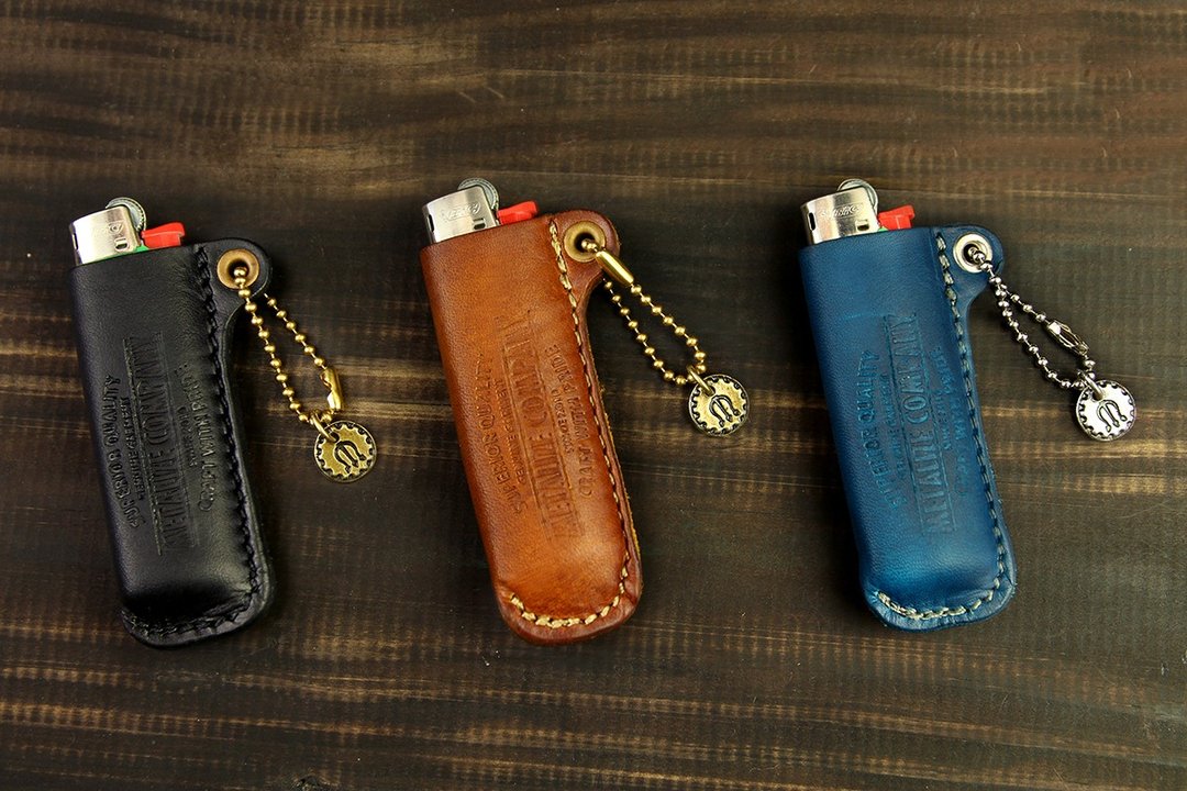 BIC Leather Lighter Holder BIC皮革打火机套 - 其他 - 真皮 黑色