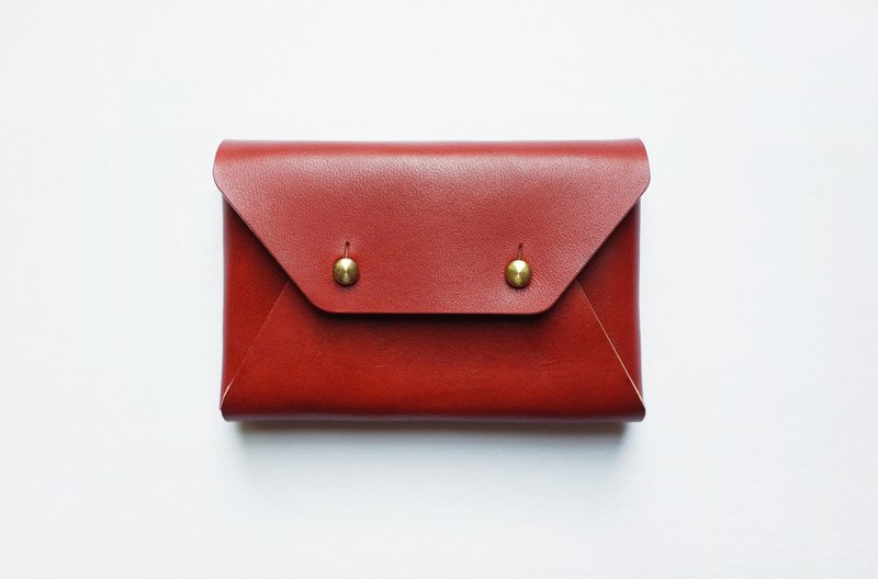 植鞣双扣零钱包 / Cozy Leather Works - 零钱包 - 真皮 多色