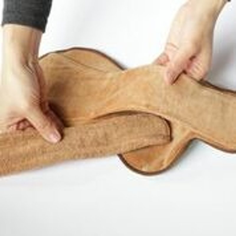 樱桃蜜贴 彩棉布卫生棉-专利额外吸收层(搭配36cm使用) Happyking - 生理用品 - 棉．麻 咖啡色