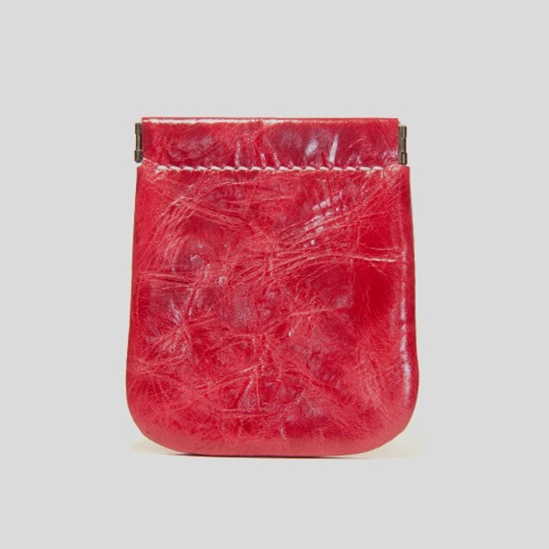 19.05 design X Charlie { AngBo } 大巧零钱包 - 零钱包 - 真皮 红色