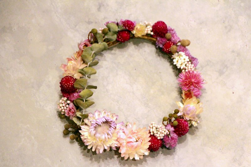 *甜滋滋*干燥花圈 - 植栽/盆栽 - 植物．花 