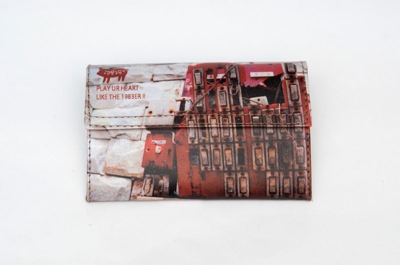 1983ER小纸包-旅行系列 澳门电铃 - 皮夹/钱包 - 纸 红色