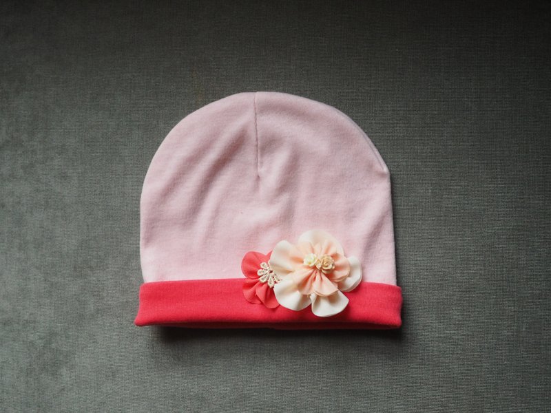 Sunflower 手作婴儿帽 - 围嘴/口水巾 - 其他材质 粉红色