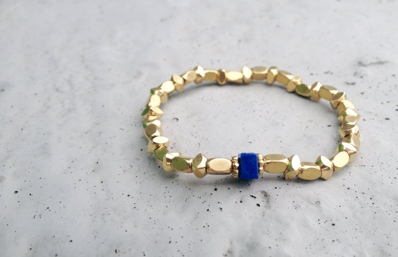 V-CIRCLE-寂寞晶片 │ 释放 - 手链/手环 - 其他材质 蓝色