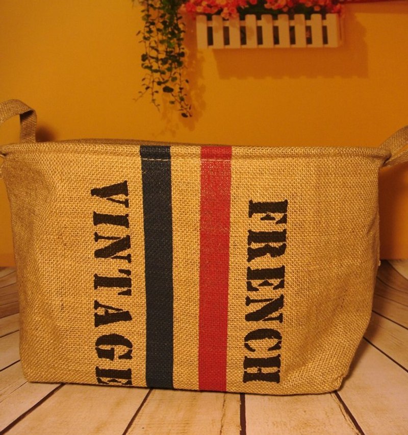 【 法国我来了！ 】麻布袋 防水 复古 乡村 礼物 - 手提包/手提袋 - 其他材质 金色