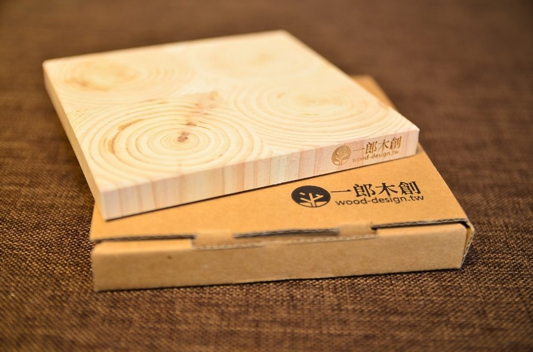 一郎木创 / 立蕊杯垫 - 杯垫 - 木头 咖啡色