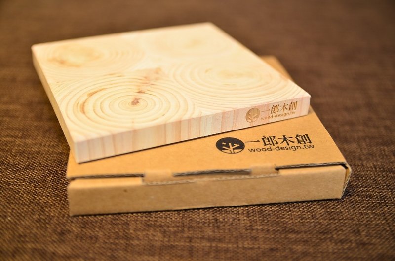 一郎木创 / 立蕊杯垫 - 杯垫 - 木头 咖啡色