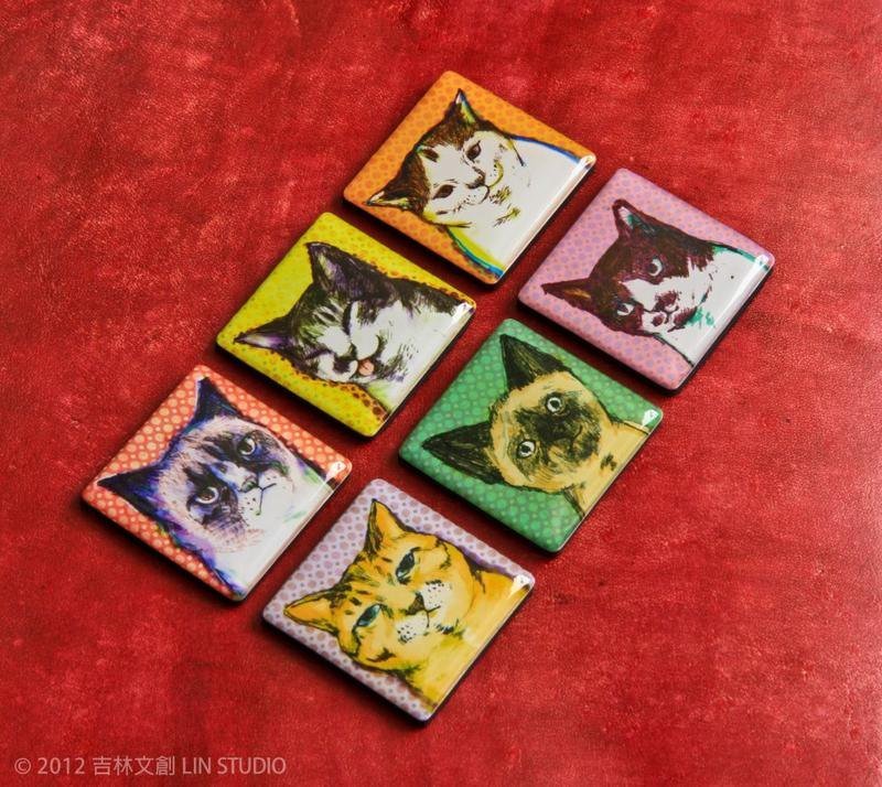 Street Cats浪浪磁铁 - 贴纸 - 硅胶 红色