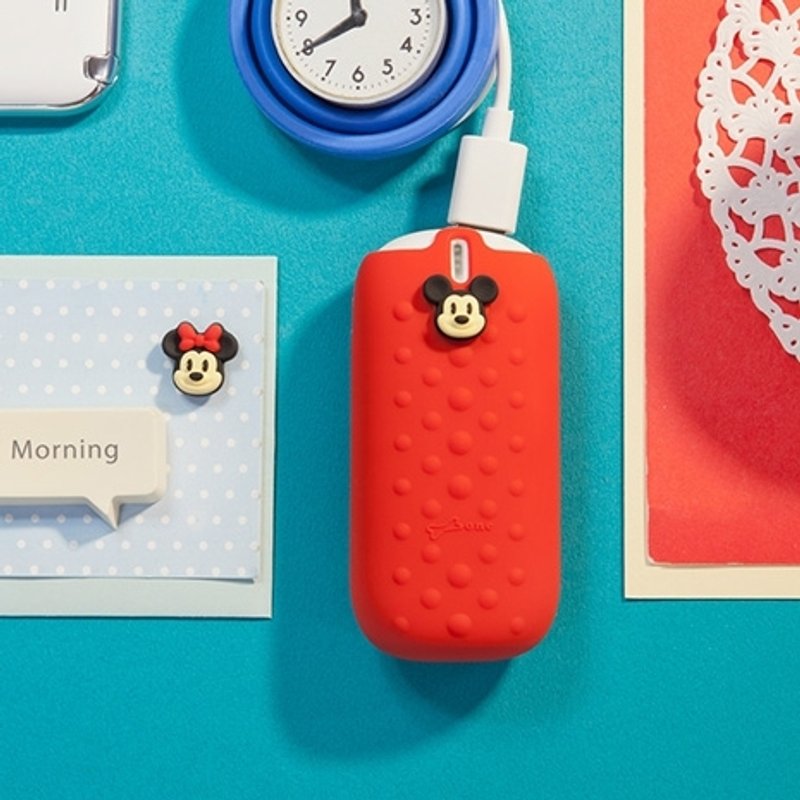 Mickey 逗扣行动电源 5200mAh -米奇(附米妮逗扣) - 其他 - 硅胶 红色