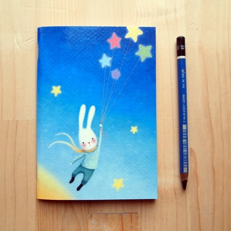 《捕捉流星》 笔记本 - 笔记本/手帐 - 纸 蓝色