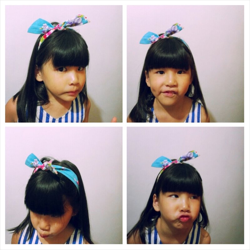 客家蓝花 / 印花发带 - 发饰 - 棉．麻 多色