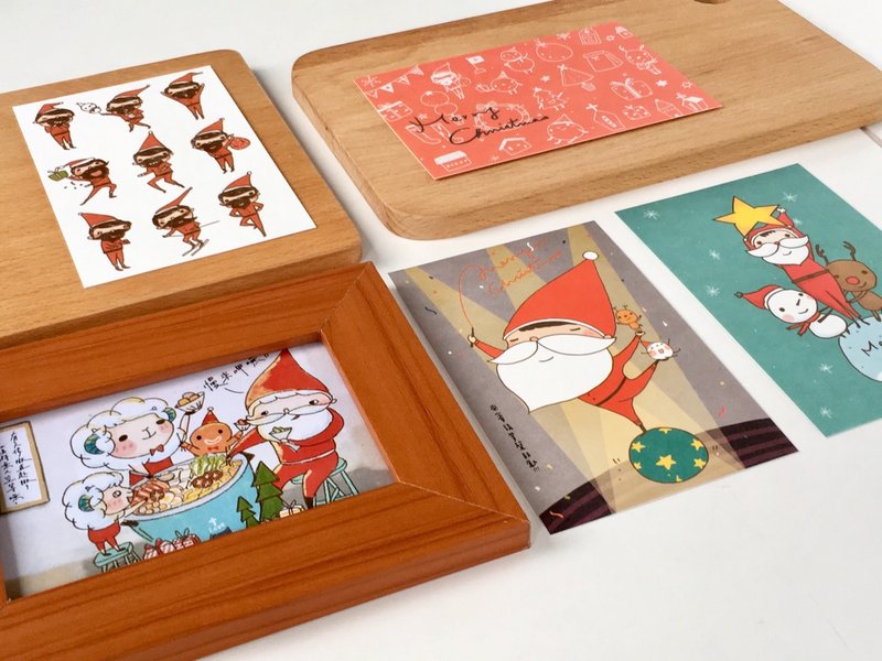绝版套组 Merry Christmas 10张入--圣诞卡 明信片 - 卡片/明信片 - 纸 