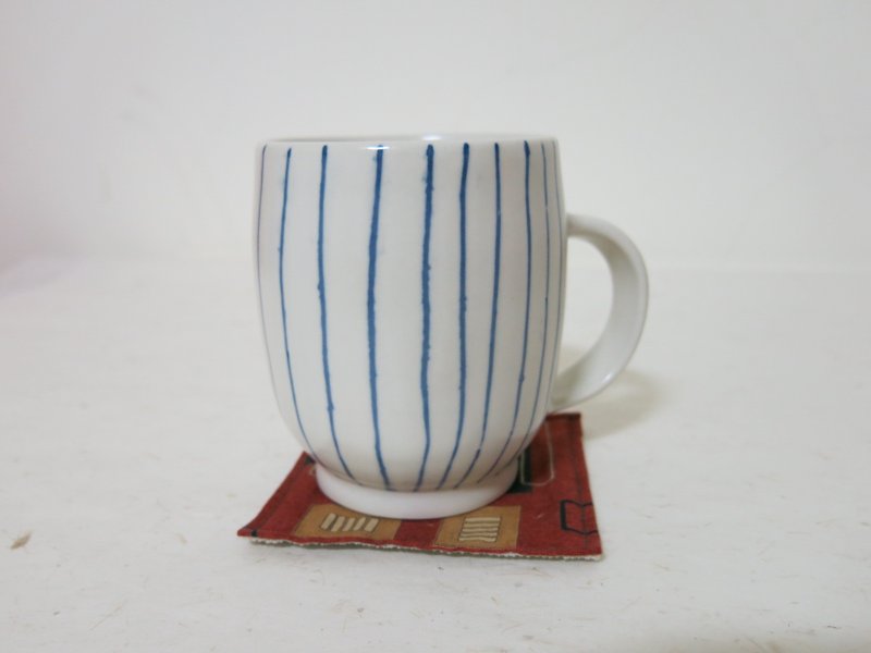 直线 杯 - 咖啡杯/马克杯 - 其他材质 蓝色