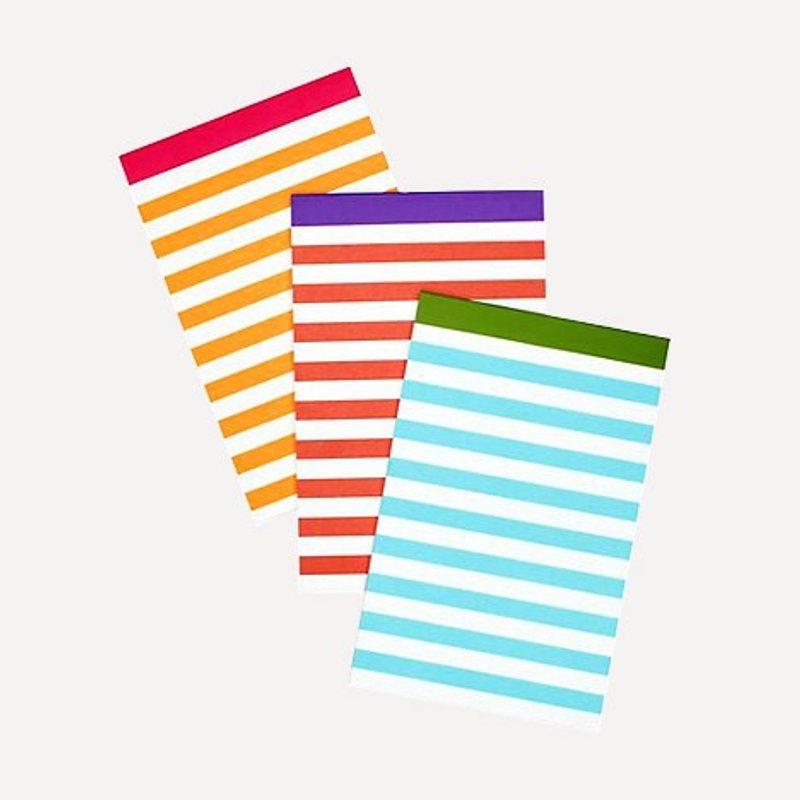 糖果便条本（三本装） - 笔记本/手帐 - 纸 