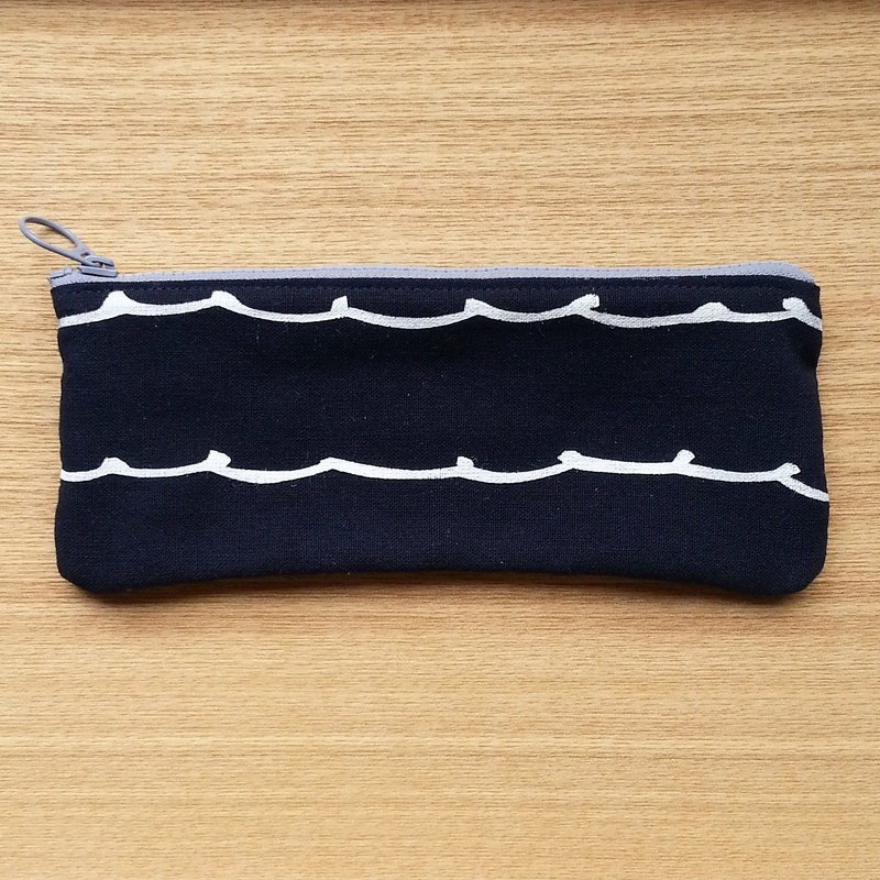 笔袋-深蓝浪潮 - 铅笔盒/笔袋 - 其他材质 
