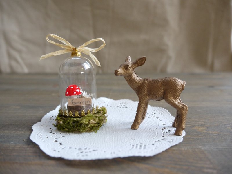 Garden 玻璃罩桌上摆饰 No.5 - 摆饰 - 玻璃 白色