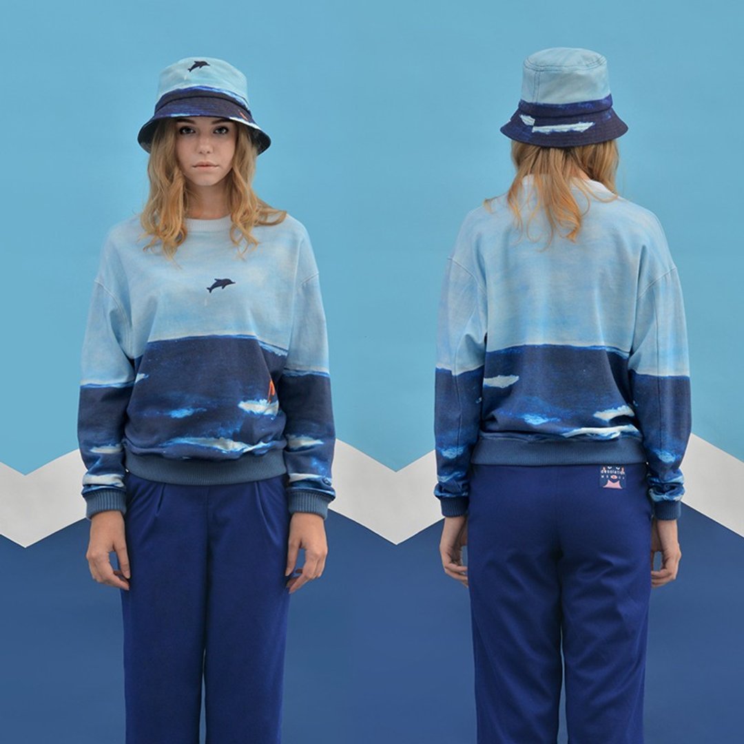 YIZISTORE 风景系列纯绵 上衣/卫衣 - 女装上衣 - 棉 