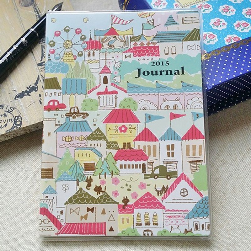 amifa 2015 迷你手帐+笔记本【27778 彩绘房屋】 - 笔记本/手帐 - 纸 多色