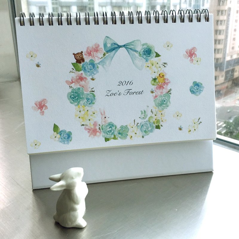 Zoe's forest 2016我的森林桌历 - 年历/台历 - 纸 
