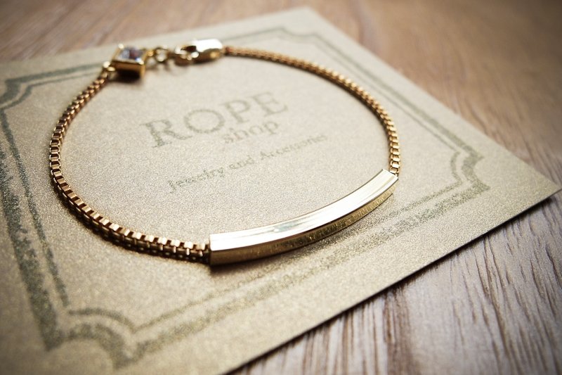 ROPEshop之【绅士的方格】手链。 - 手链/手环 - 其他金属 金色