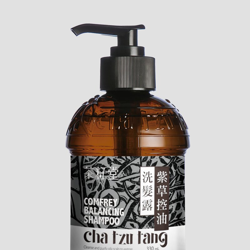 茶籽堂 紫草控油洗发露330mL【油性头皮适用】 - 洗发用品 - 植物．花 粉红色