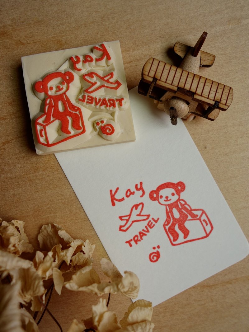 让我们旅行去_橡皮章（猴子） - 其他 - 橡胶 橘色