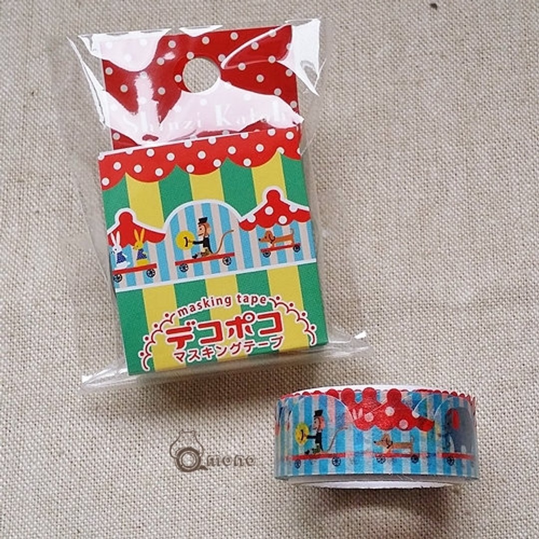 VQ-goods x Shinzi Katoh 加藤真治联名款 花边纸胶带 (MDT04-28) - 纸胶带 - 纸 蓝色