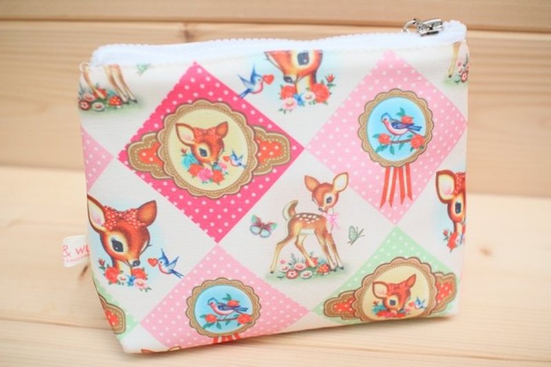 【Country Alley】英国WU&WU 小鹿 收纳包/化妆包/旅行包 - 其他 - 其他材质 